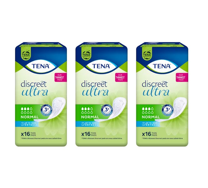 Tena Discreet Ultra Normal 3 x 16 st