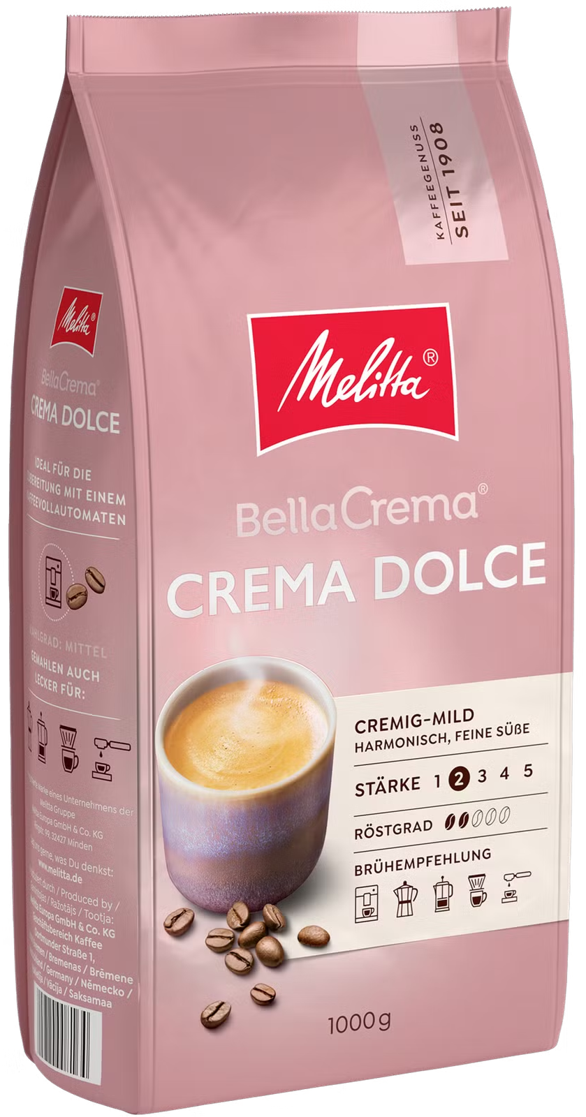 Melitta Bella Crema Crema Dolce bonen