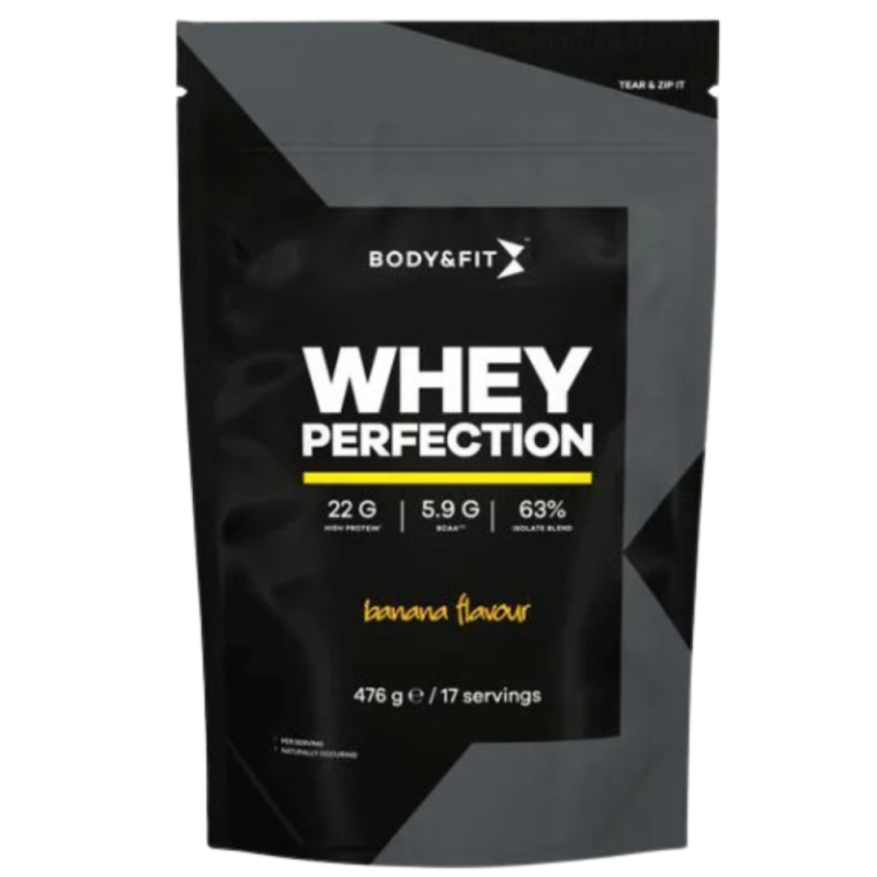 Body & Fit Whey perfection banaan 476 gram