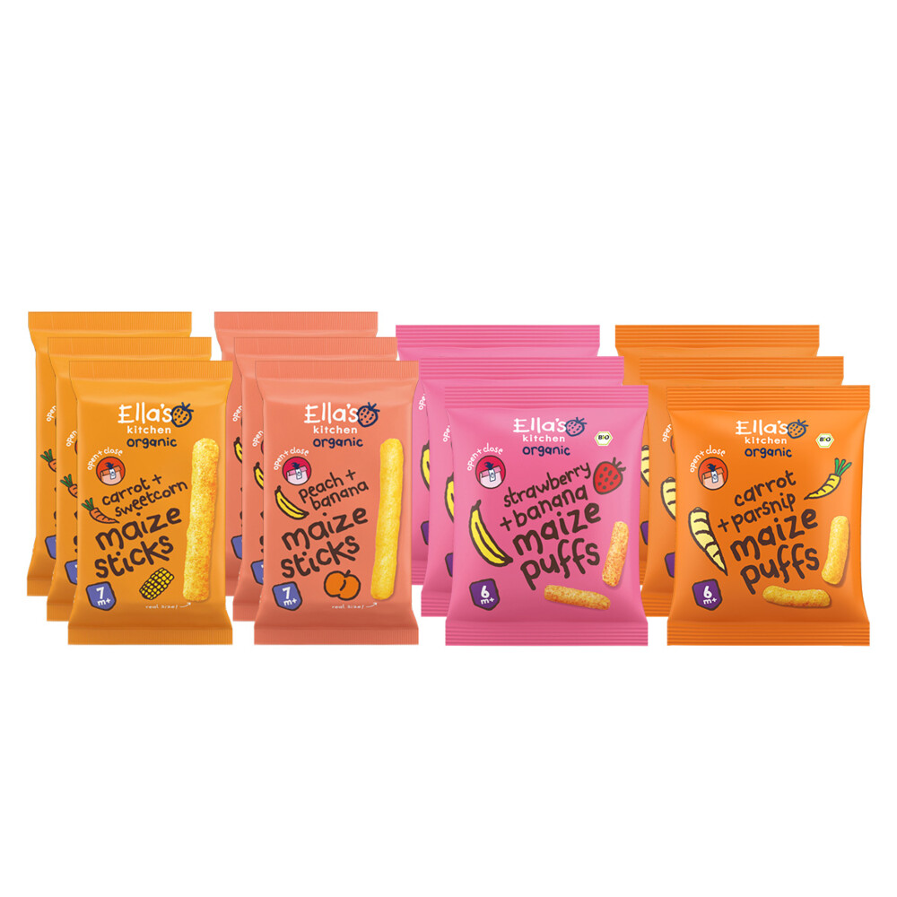 Ella's Kitchen 12 stuks Snack Pakket