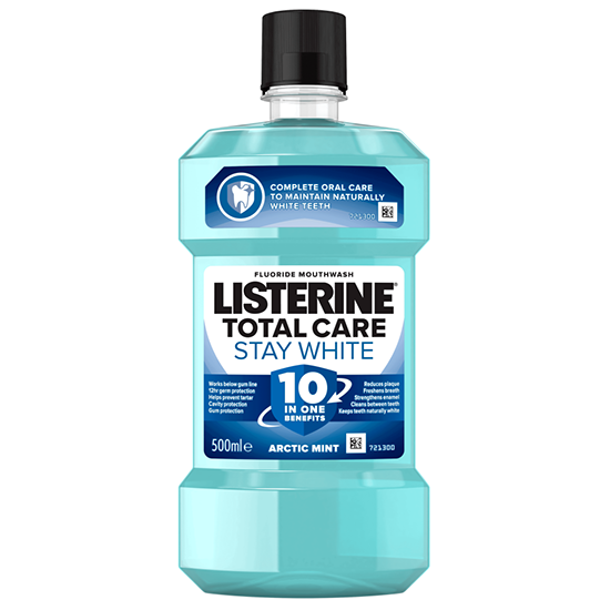 Listerine Total Care Stay White Mondwater - 500 ml