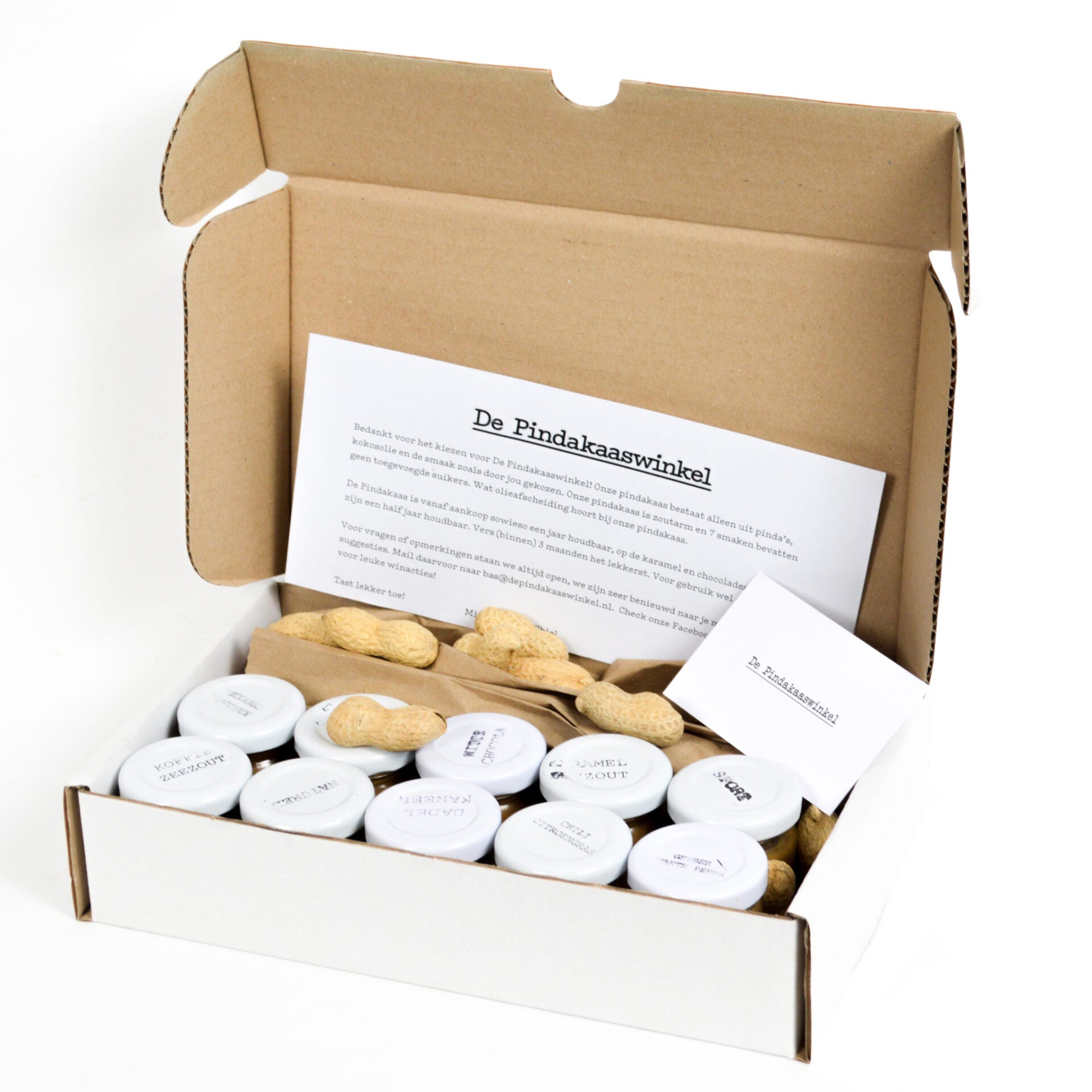 De Pindakaaswinkel Proefpakket 10 mini's