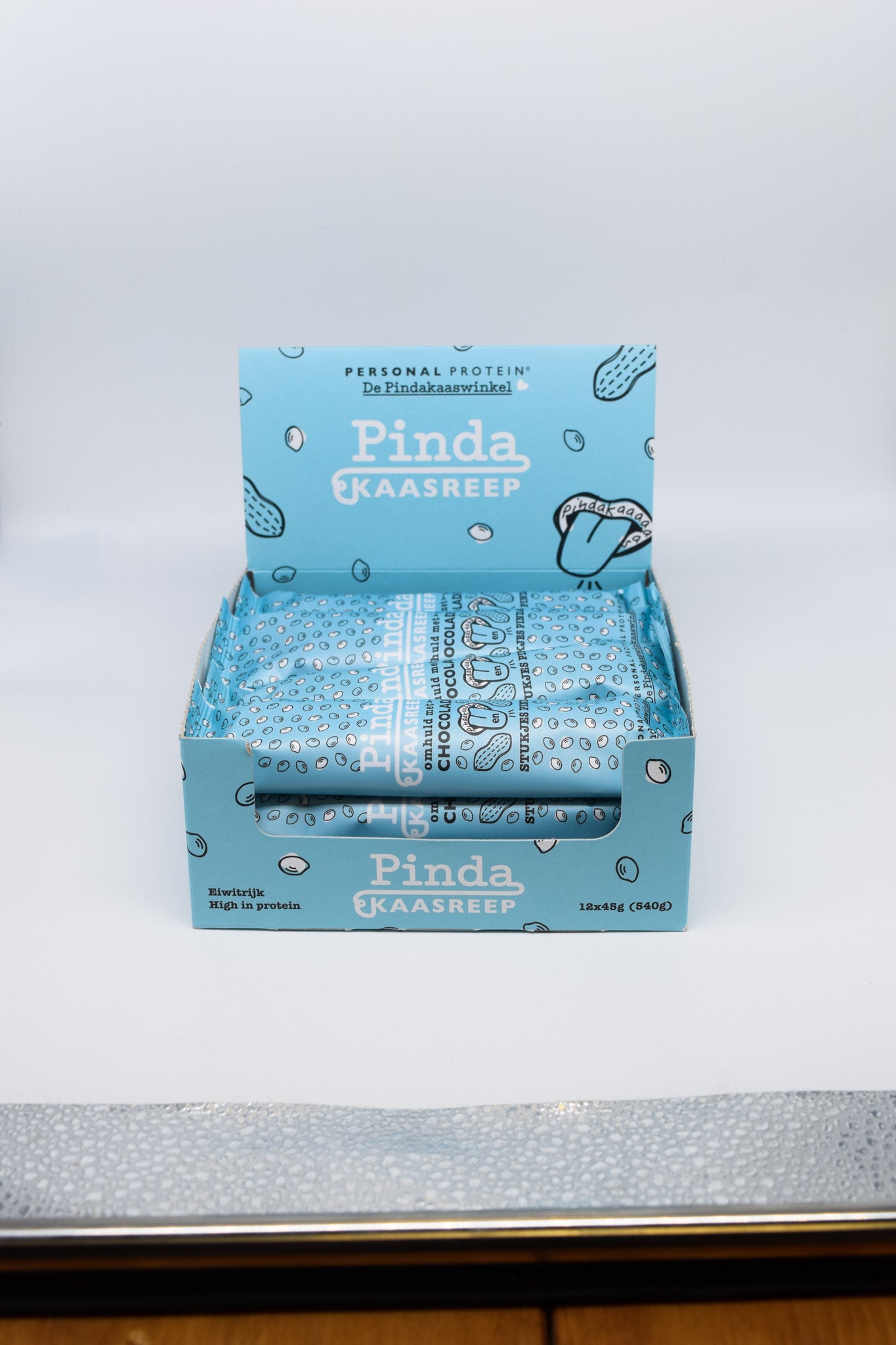 De Pindakaaswinkel ACTIE: 1+ 1 Gratis Doos Pindakaasrepen (eiwit) 12 stuks