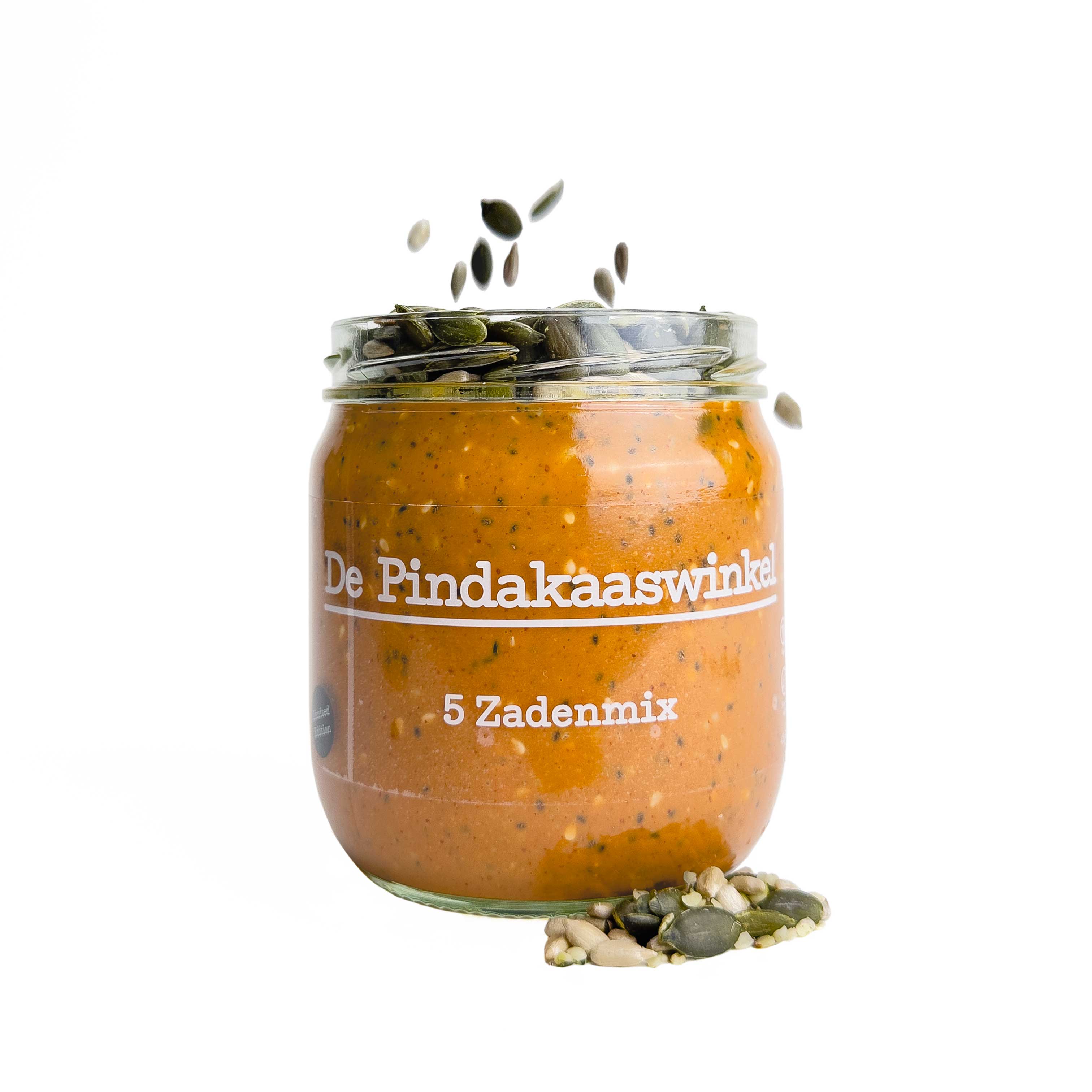 De Pindakaaswinkel Tijdelijk Product - 5-Zadenmix Pindakaas