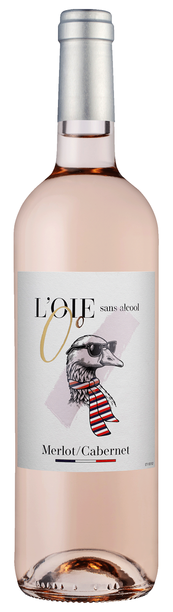 L'OIE 0° Rosé Merlot/Cabernet alcohol free