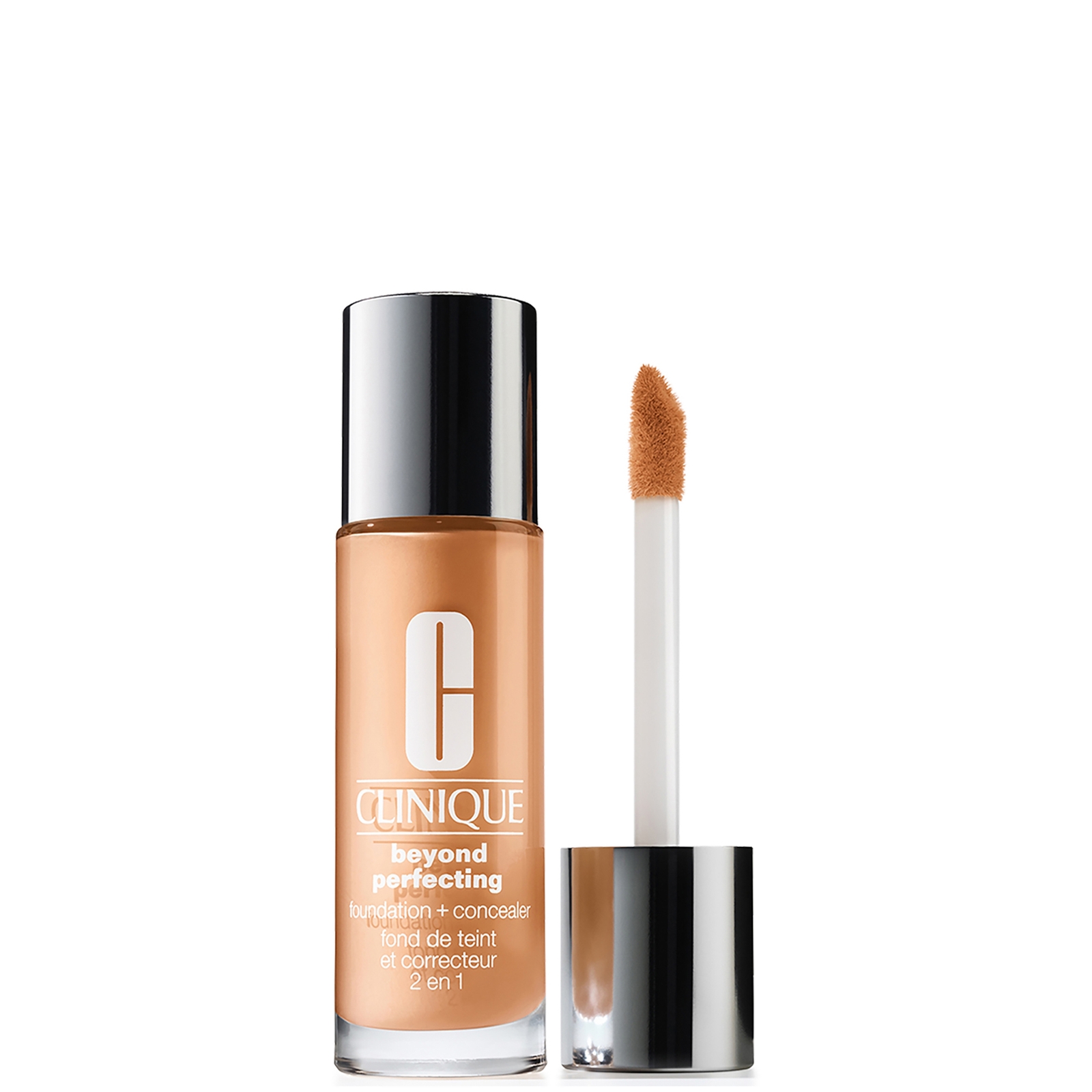 Clinique Foundation Concealer In 1 24u Langhoudend Hydraterend  - Beyond Perfecting™ Foundation + Concealer Foundation & Concealer In 1 - 24u Langhoudend & Hydraterend CN 78 Nutty