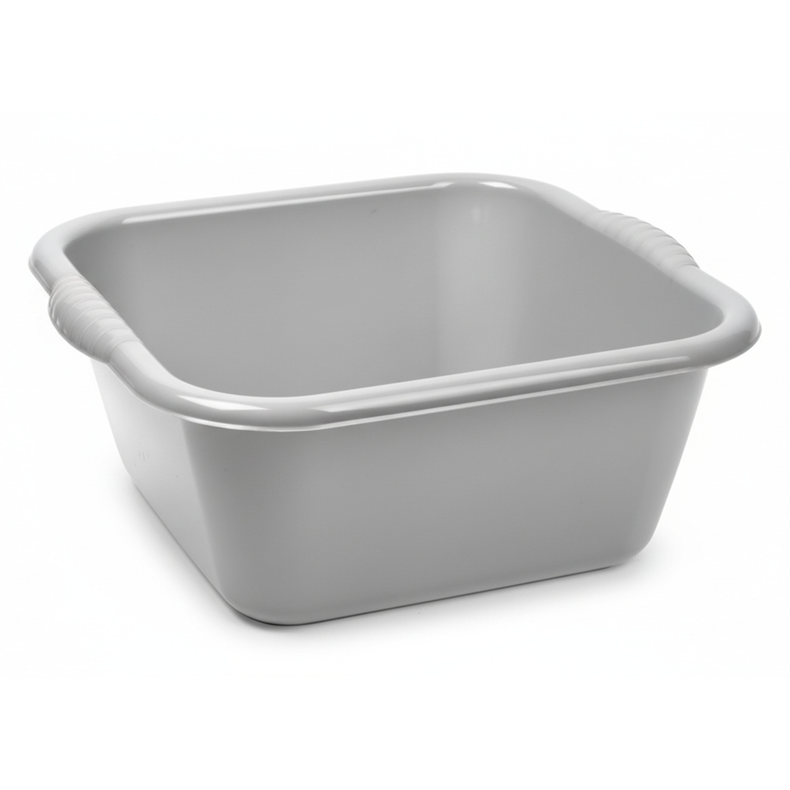 PlasticForte Afwasbak afwas teil - 6 liter - grijs - kunststof - 31 x 29 x 13 cm -