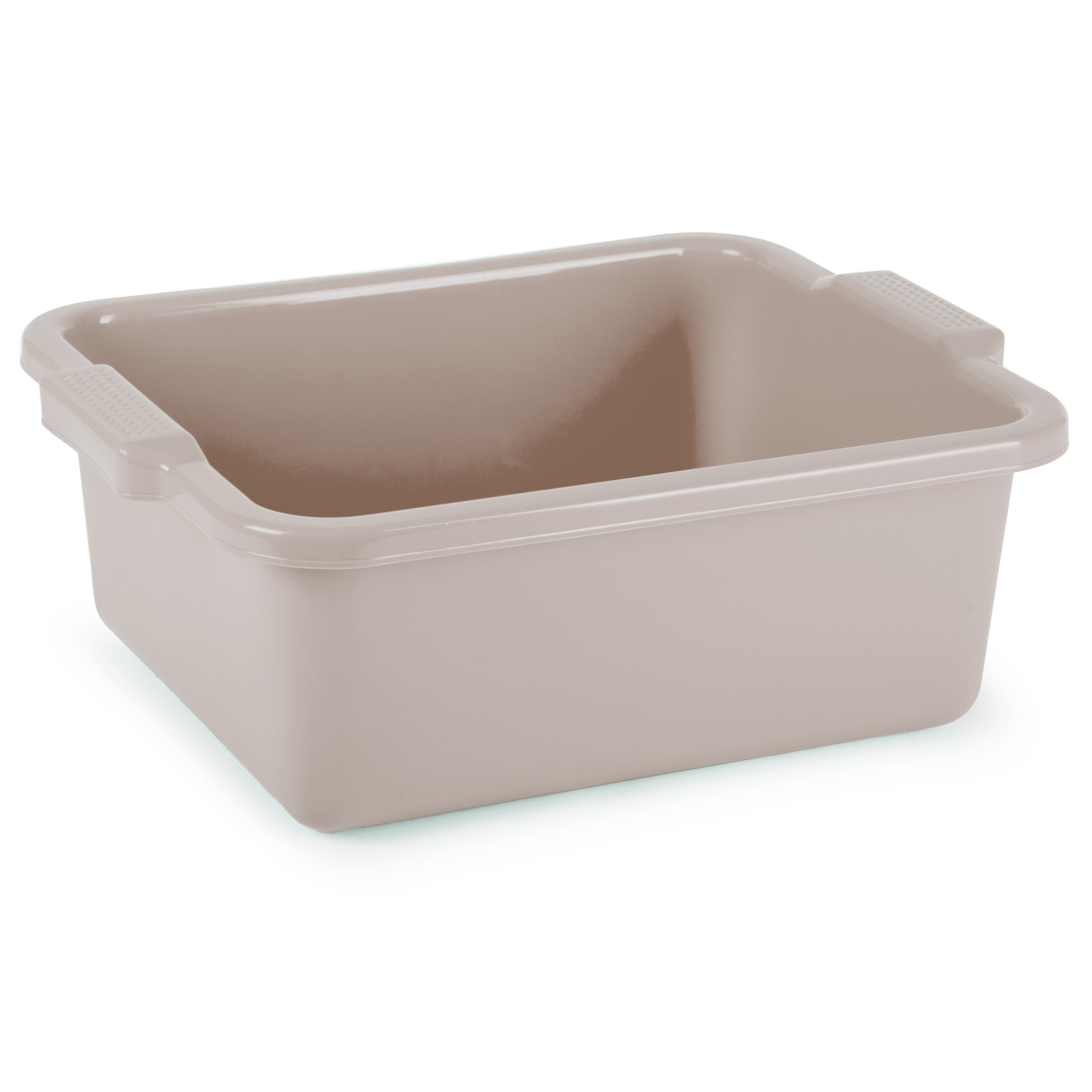 PlasticForte afwas en schoonmaak Teil - Rechthoek - kunststof - 11L - x 30 x 14 cm - beige -