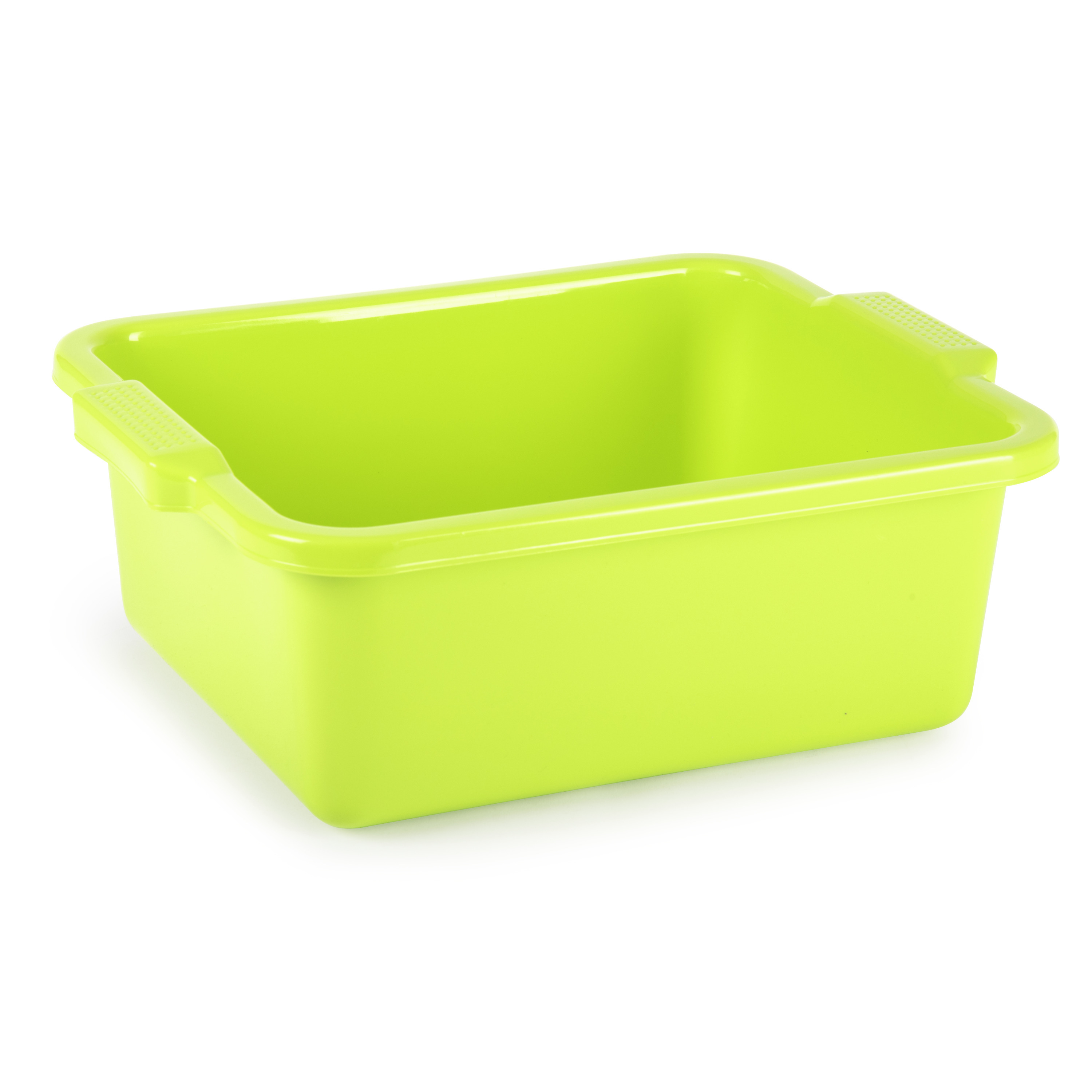 PlasticForte afwas en schoonmaak Teil - Rechthoek model - kunststof - 11 liter - x 30 x 14 cm - g -