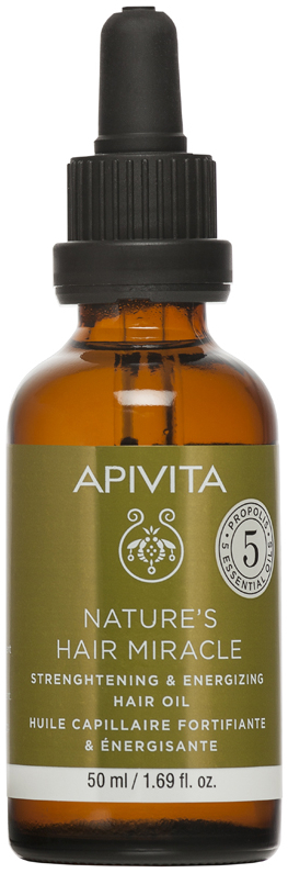 Apivita Pre-shampoo energizing scalp miracle oil 50 ml