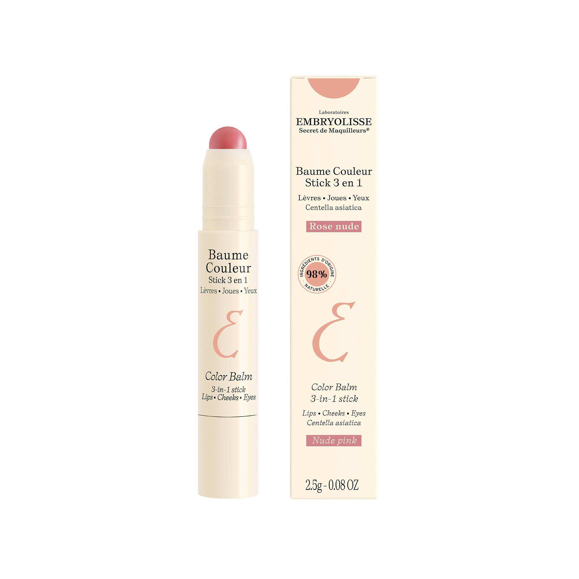 Embryolisse Color Balm 3-in-1 Stick Nude Pink 5 g