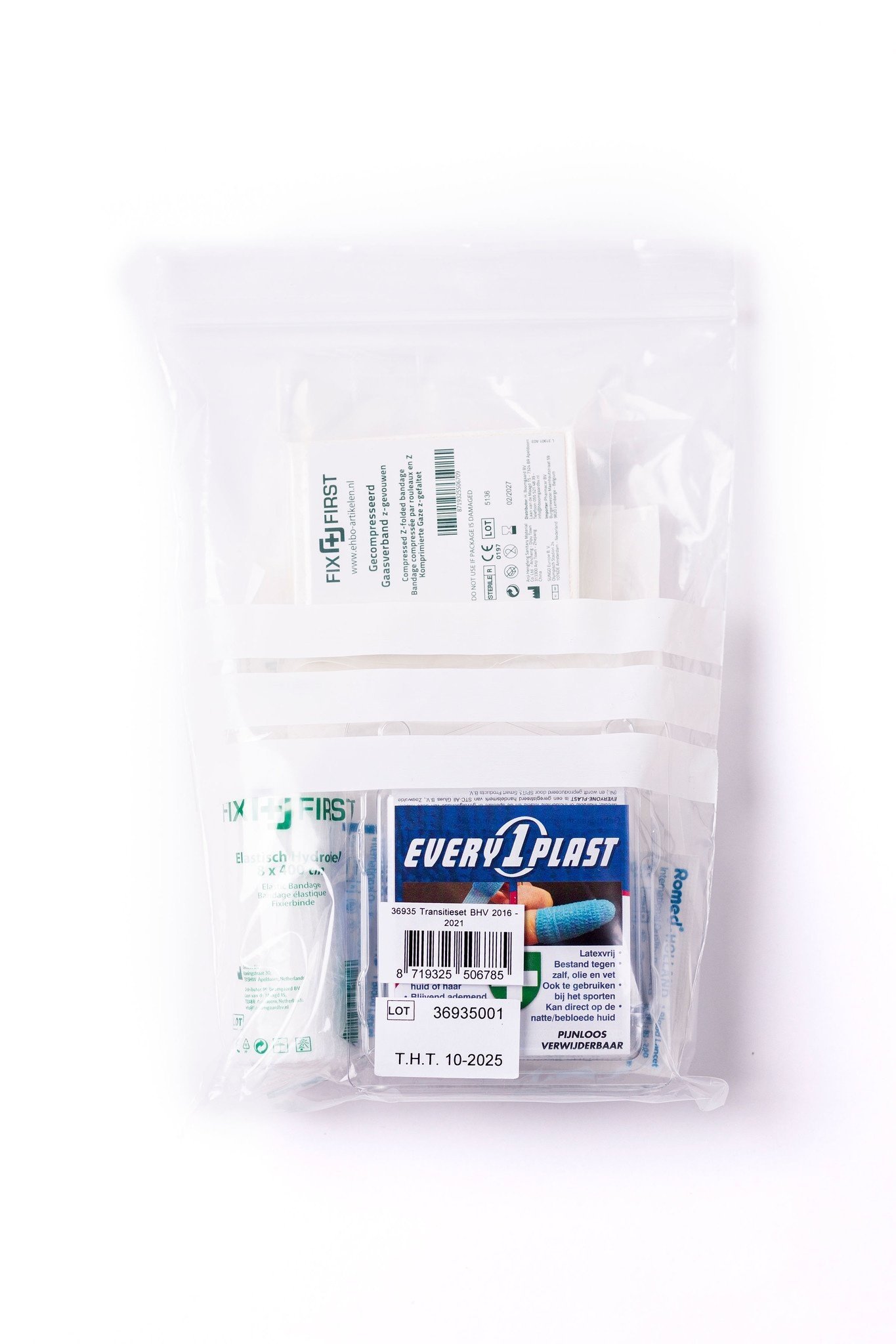 FixFirst Transitieset volgens BHV norm 2021 - Transitieset BHV norm 2021