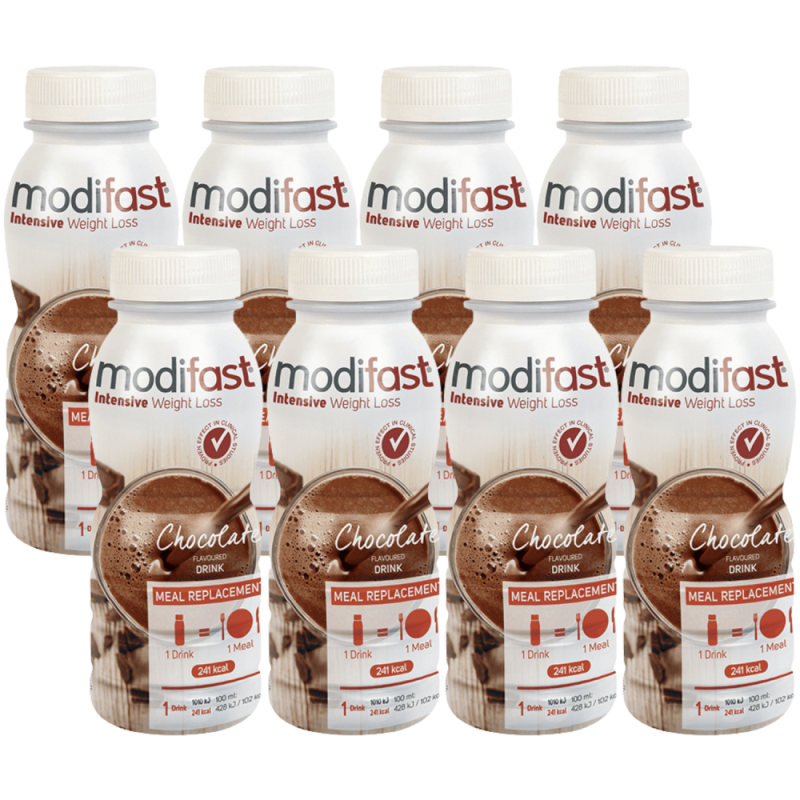 Modifast Intensive drinkmaaltijd chocolade 8 x 236ml