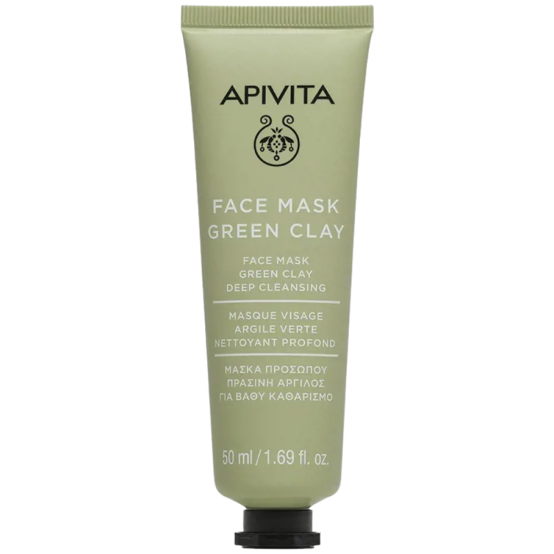 Apivita Face mask green clay 50 ml