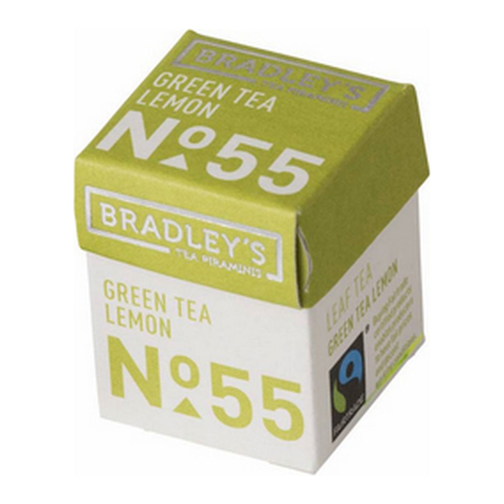 Bradley's Bradley's | Piramini Green Tea Lemon N.55 | 30 stuks