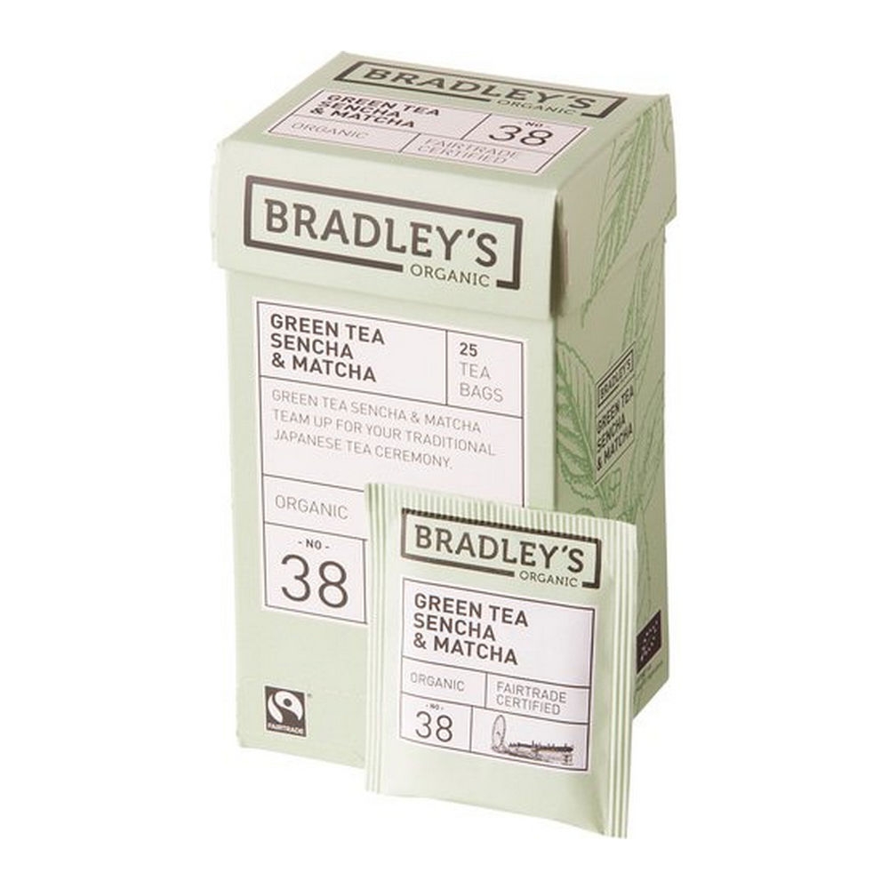 Bradley's | Organic | Green Sencha&Matcha n.38 | 100 x 2 gram