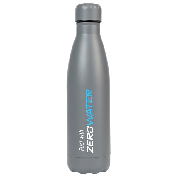 ZeroWater On the go  drinkfles grijs