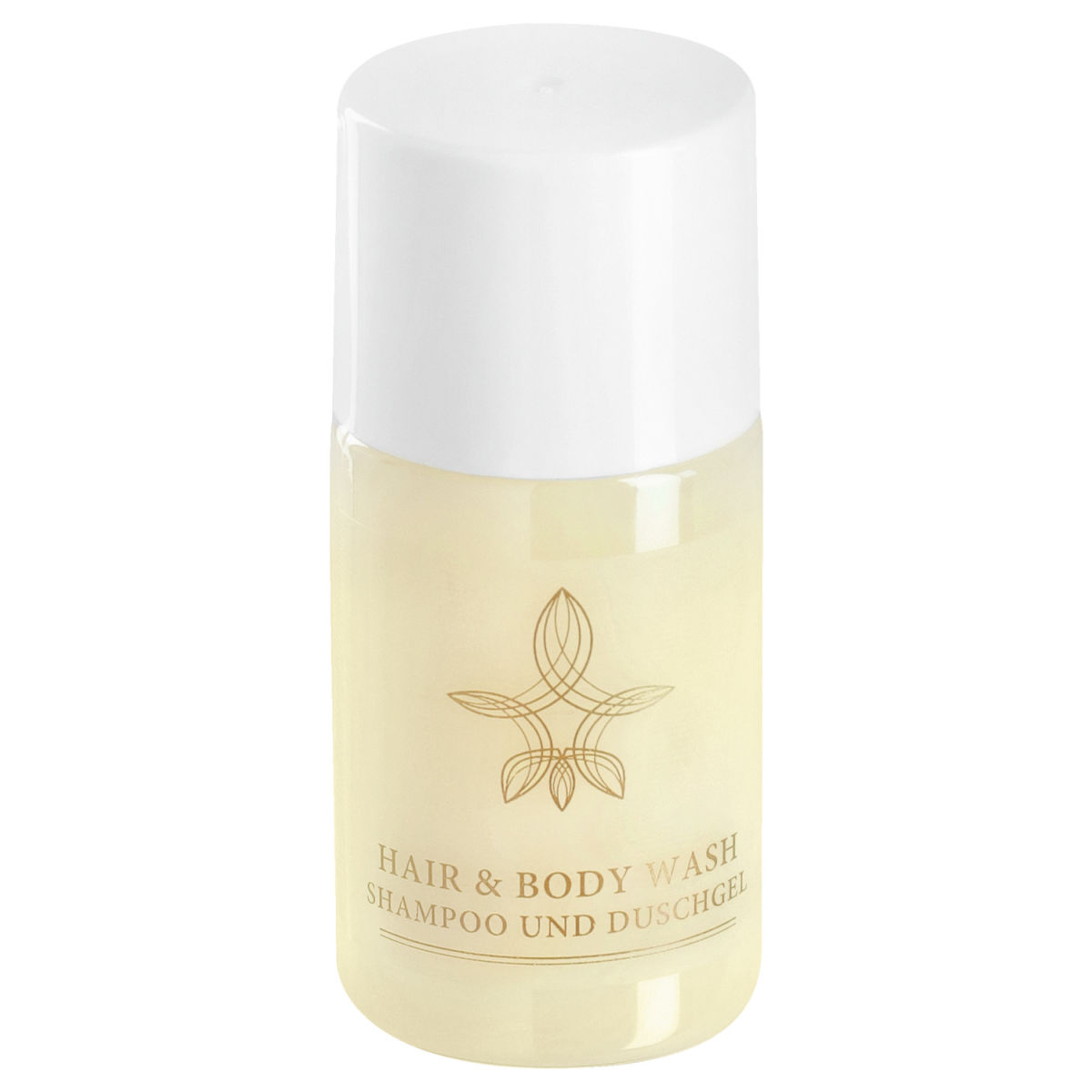 V-Touch Hotel shampoo en douchegel Klassik flacon; 20 ml; wit; 400 stuk / verpakking