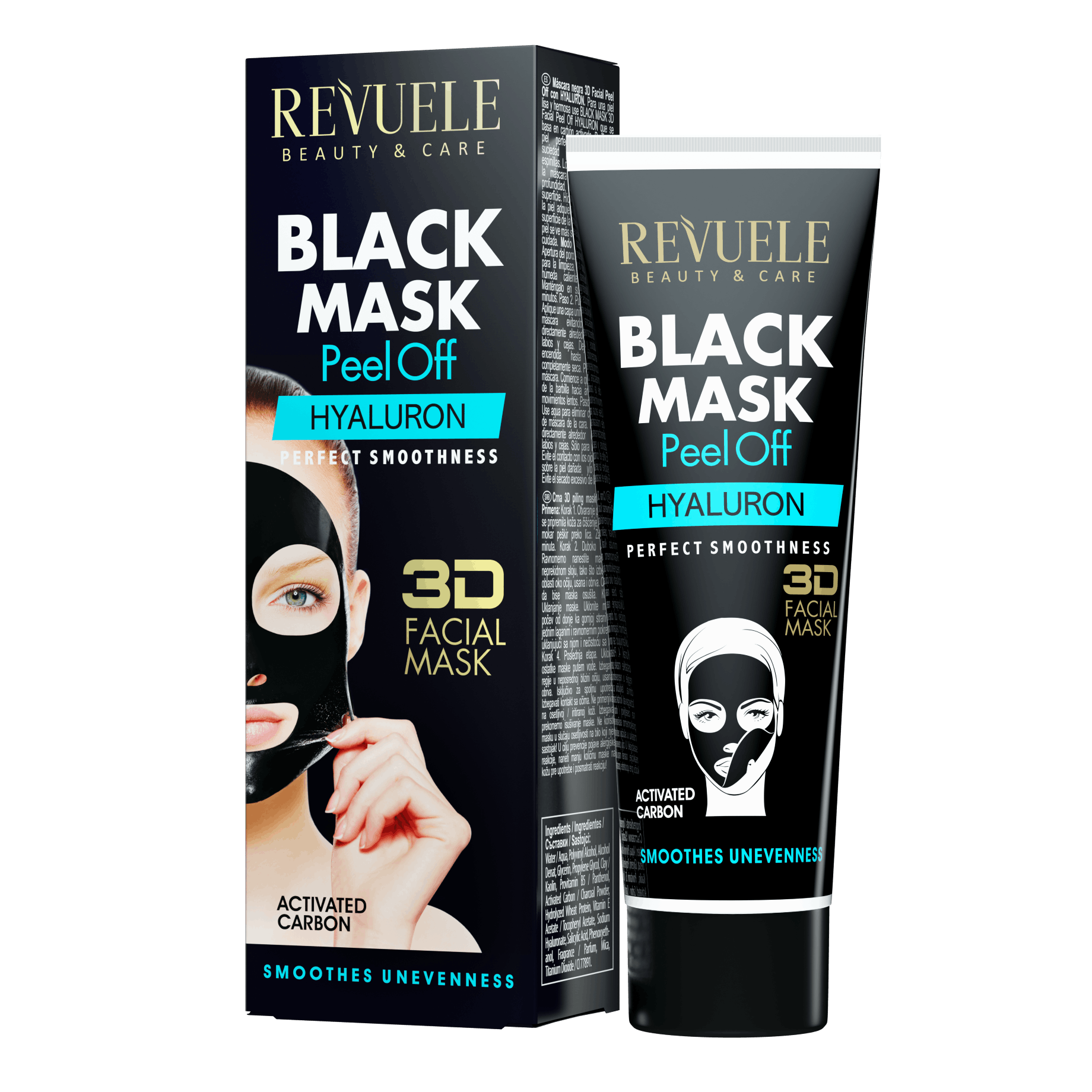 Revuele Black Mask Peel Off Hyaluron 80 ml