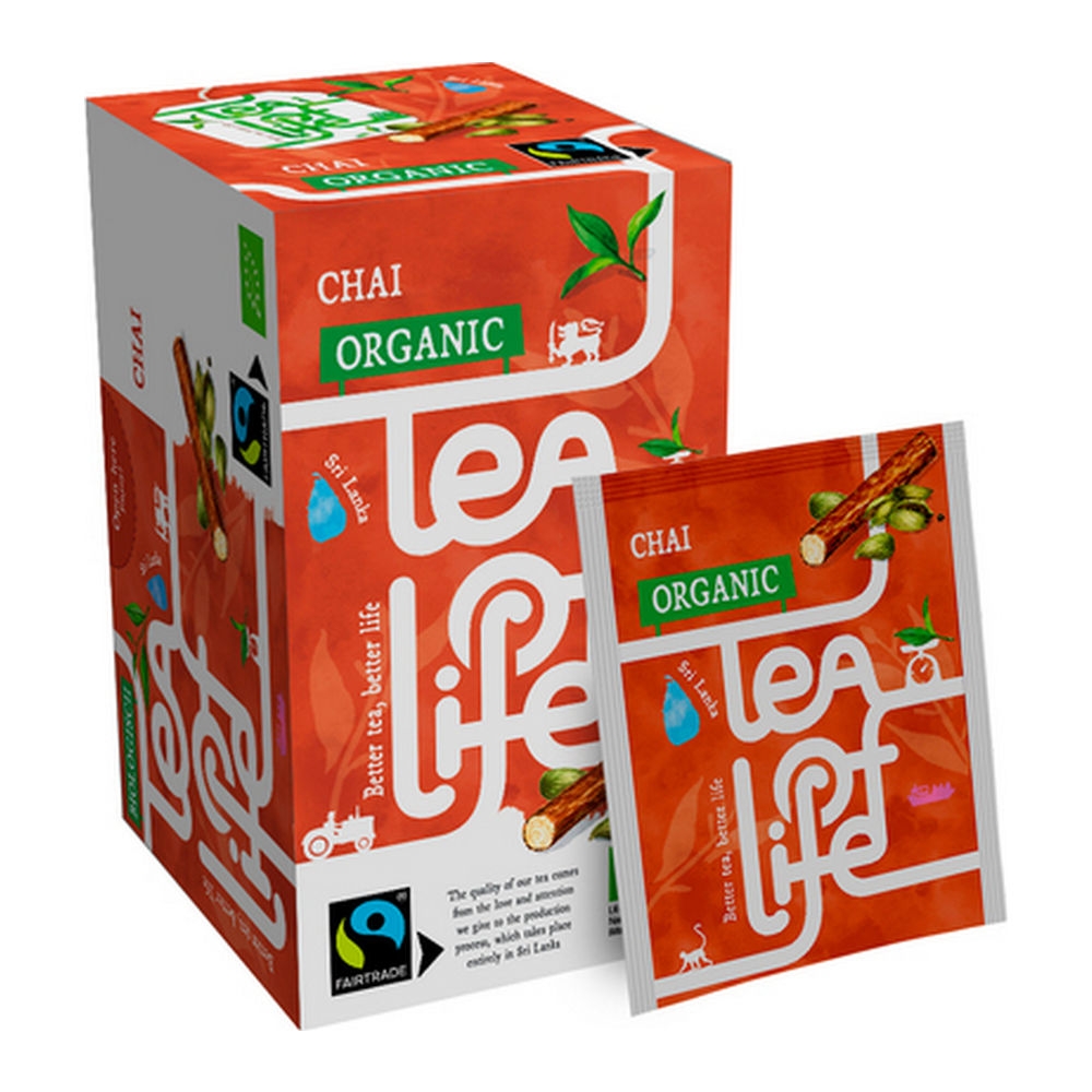 Tea of Life | Organic Chai | 25 x 1.5 gram