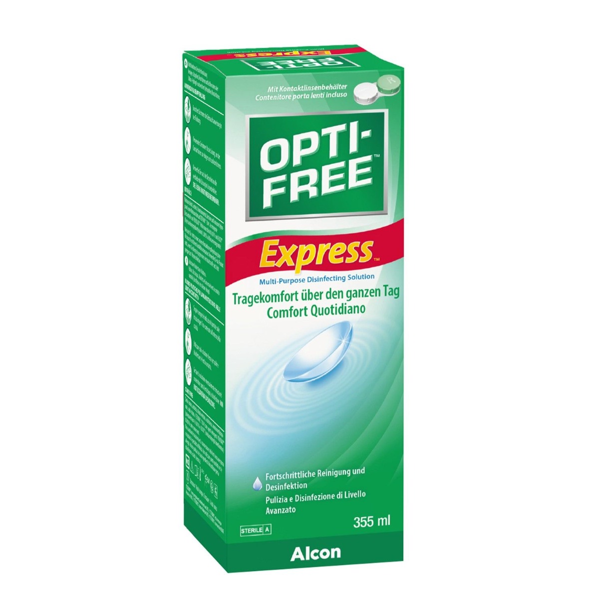 Alcon Opti-Free Express 1 Maand (355ml) - Lenzenvloeistof > | 123Optic.com