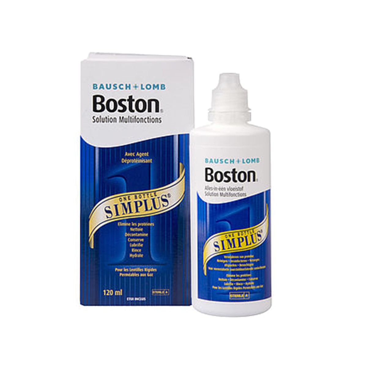 Boston Simplus (120ml) - Lenzenvloeistof > | 123Optic.com