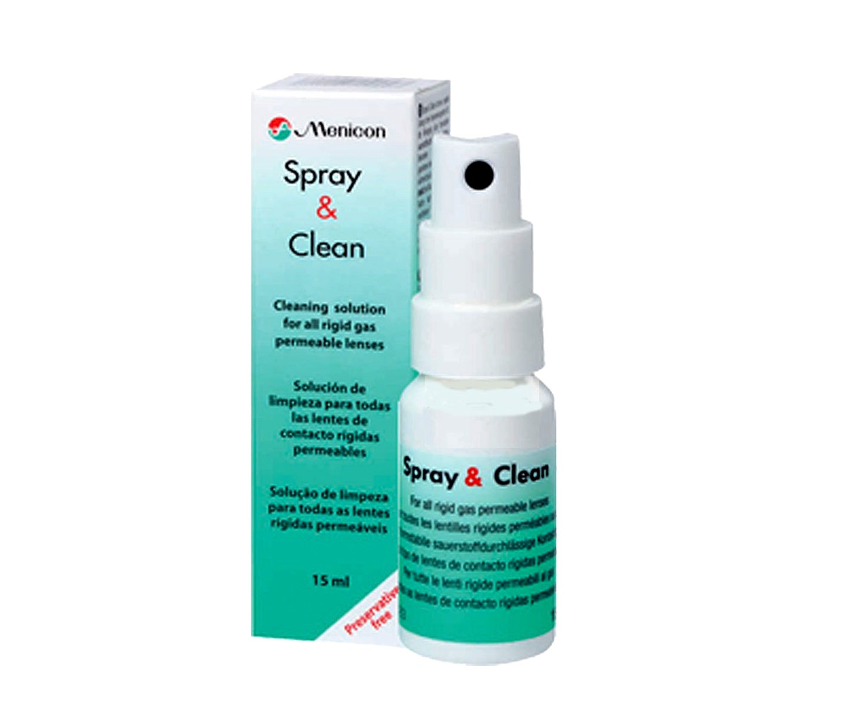 Menicon Spray & Clean (15ml) - Lenzenvloeistof > | 123Optic.com