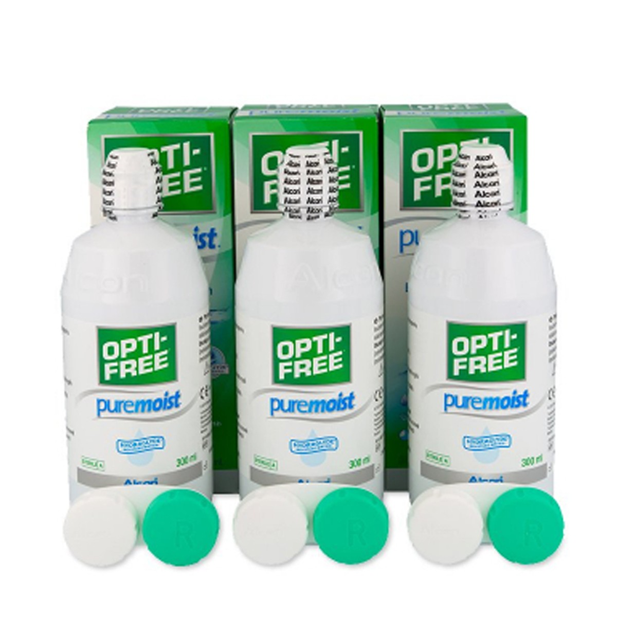 Alcon Opti-Free PureMoist Voordeelpakket (3x300ml) - Lenzenvloeistof > | 123Optic.com