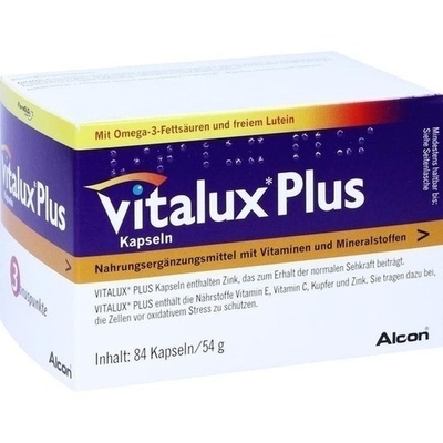 Alcon Vitalux Plus (84 stuks) - Lenzenvloeistof > | 123Optic.com