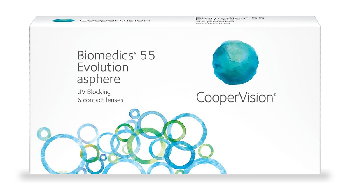 Biomedics 55 Evolution (6 lenzen) - Contactlenzen > Sferisch | 123Optic.com