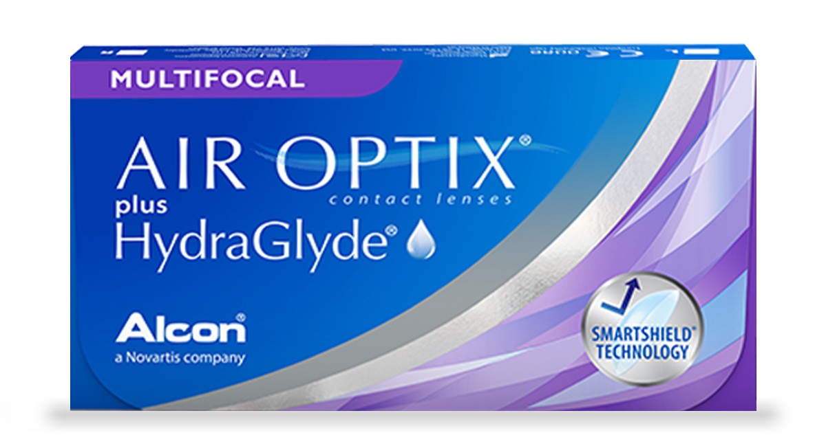 Alcon Air Optix Plus HydraGlyde Multifocal (6 lenzen) - Contactlenzen > Multifocaal | 123Optic.com