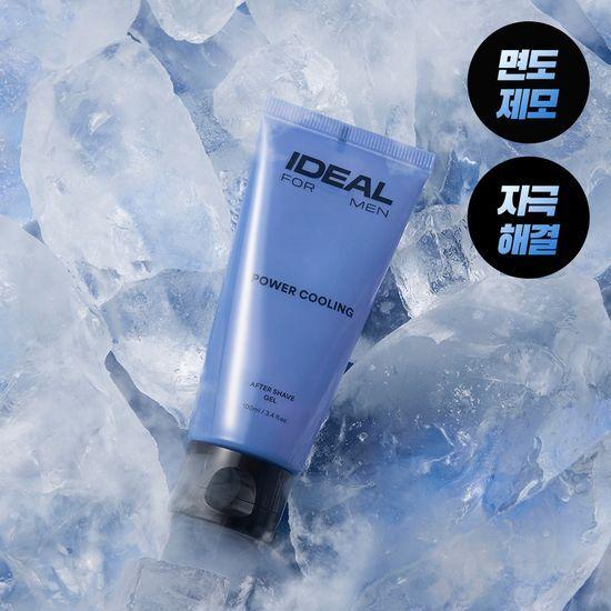 Ideal for Men Ideaal voor Mannen Power Cooling Aftershave Gel 100mL