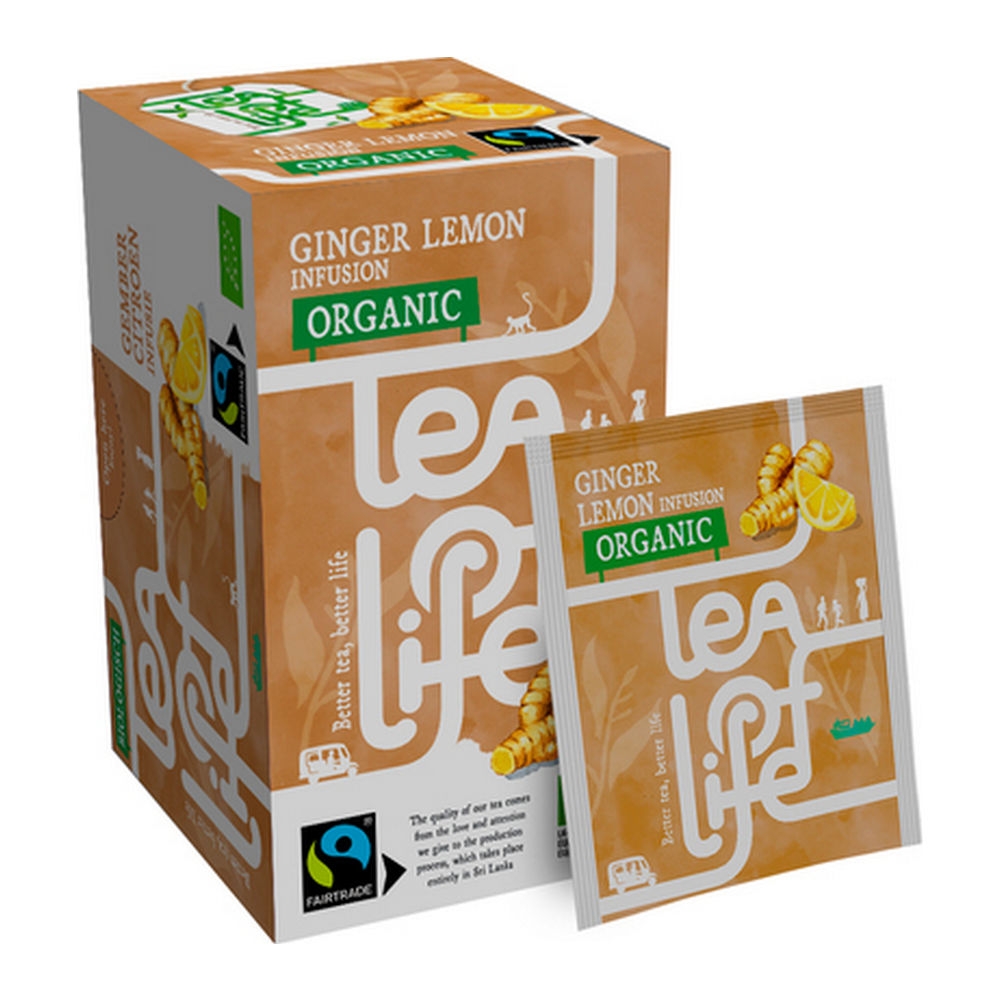 Tea of Life | Ginger Lemon | Organic | 25 x 1.5 gram