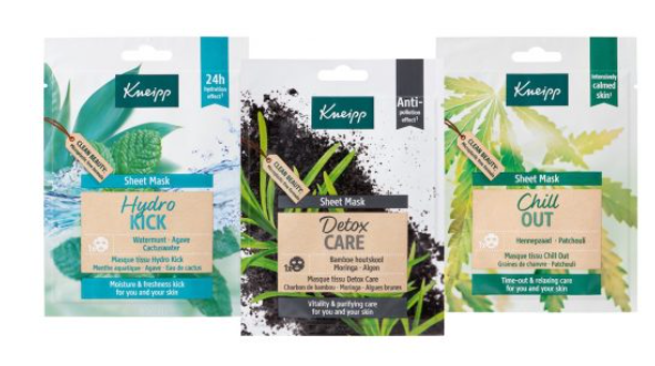 Kneipp Geschenkset face sheet maskers 1 Stuk