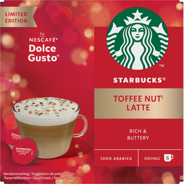 Starbucks tarbucks Toffee Nut Latte Limited Edition 12 Stuks bij Jumbo