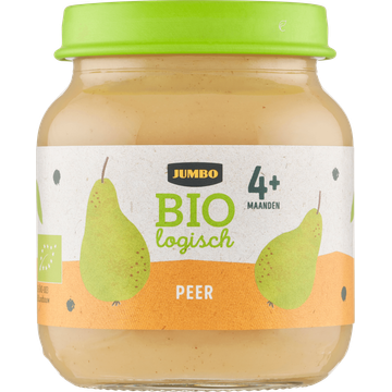 Jumbo umbo Babyvoeding Biologisch Peer 4+ Maanden 125 g