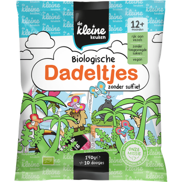 De Kleine Keuken e Kleine Keuken Biologische Dadeltjes Zonder Sulfiet 12+ Maanden 140 g bij Jumbo