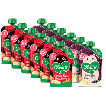 Olvarit lvarit Variatiemenu 2 Smaken Knijpfruit 12+ Maanden 12 x 100 g bij Jumbo