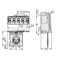 WAGO 2092-3504/002-000 Male behuizing-board 2092 Totaal aantal polen: 4 Rastermaat: 7.50 mm 50 stuk(s)