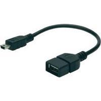 Digitus USB 2.0 Adapter [1x Mini-USB 2.0 B stekker - 1x USB 2.0 bus A] AK-300310-002-S