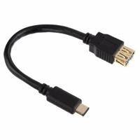 Hama USB 3.1 kabel type A vrouwelijk - C connector 0.15m - 