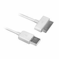 Ewent USB2.0 nach Apple 30 pin Kabel OD 3.5 Length 1.0M. Weiss