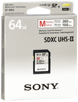 sony SF-64M Flashgeheugenkaart 64GB SDXC UHS-II