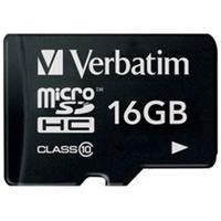 Verbatim - flashgeheugenkaart - 16 GB - microSDHC (44082)