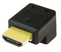 HDMI male - HDMI female 90Â°adapter