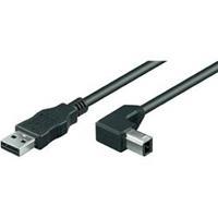 Pro USB 2.0 A/B - 90° - Schwarz - 3m