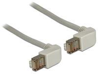 Delock Cable RJ45 Cat.6 SSTP angled / angled 0.5 m - 