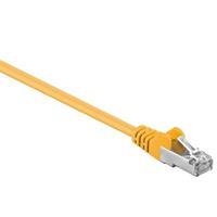 pro CAT 5e patchcable F/UTP yellow 0.25 m
