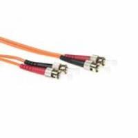 ACT ST-ST 62,5/125um OM1 Duplex fiber optic patchkabel 2 m