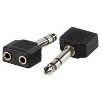 Valueline Jack male naar mini-jack female (2x) stereo adapter